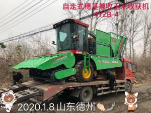 山東悳州訂購自(zi)走式穗(sui)莖(jing)兼收玉(yu)米收穫機